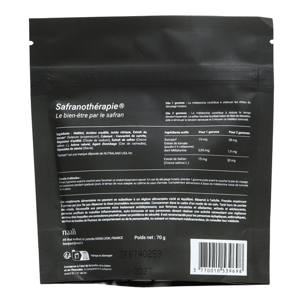 Naali Dream gummies sans sucre