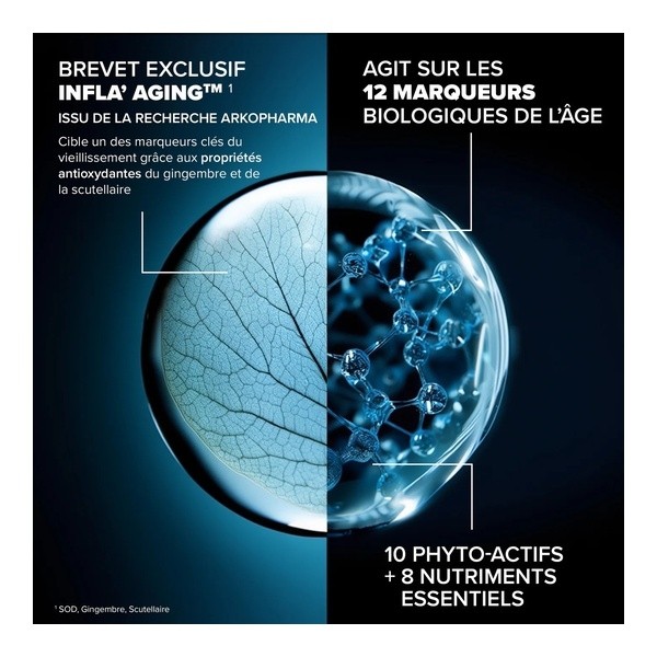Arkopharma Santé longévité prévention globale 12 poudre