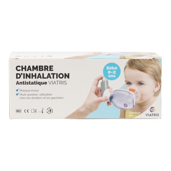 Chambre d'inhalation antistatique Viatris