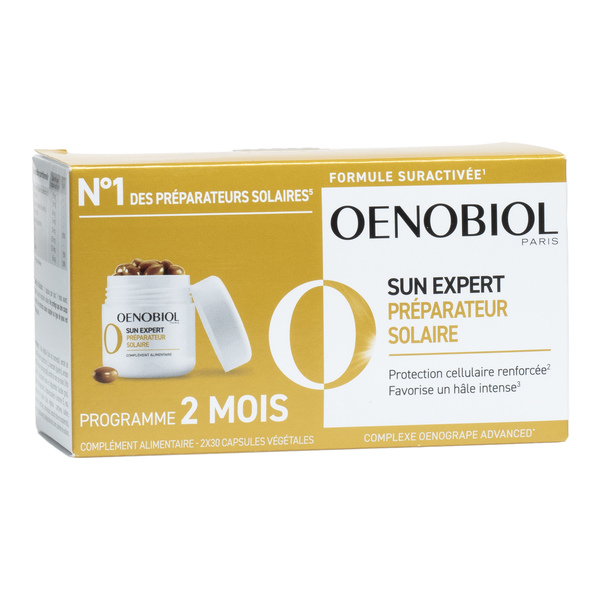 Oenobiol Sun Expert préparateur solaire peau normale capsules