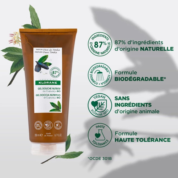 Klorane gel douche nutritif
