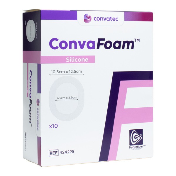 ConvaFoam ovale pansement hydrocellulaire siliconé adhésif