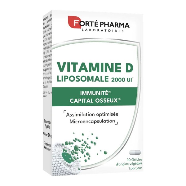 Forté Pharma Vitamine D liposomale 2000 UI gélules