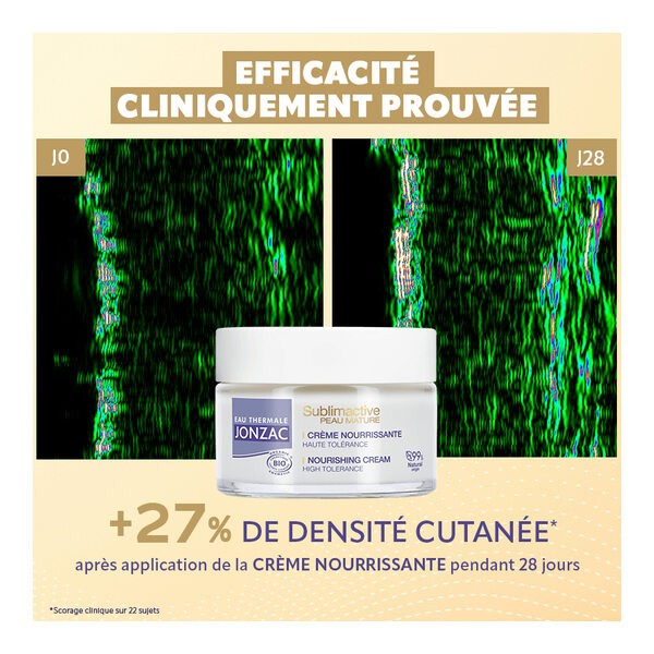 Jonzac Sublimactive Crème nourrissante anti âge bio