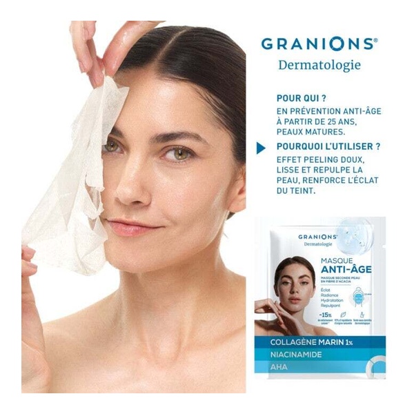 Granions Masque visage anti âge Eclat