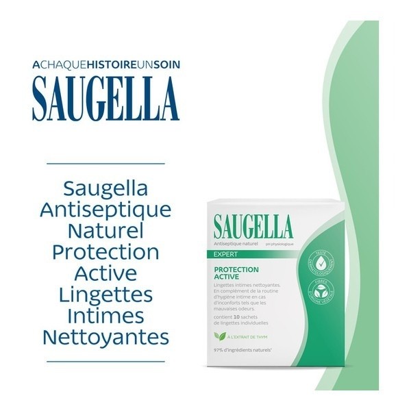 Saugella Lingettes intimes nettoyantes