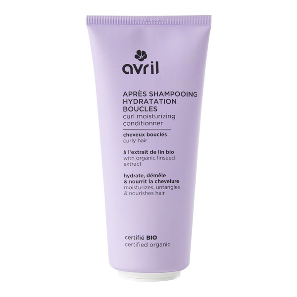 Avril après shampooing hydratation boucles bio
