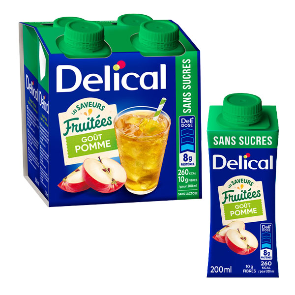 Delical boisson sans sucres fruitées