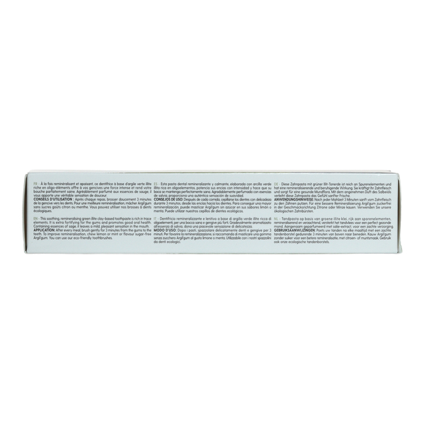 Argiletz Dentifrice reminéralisant Mineral Activ Sauge Bio