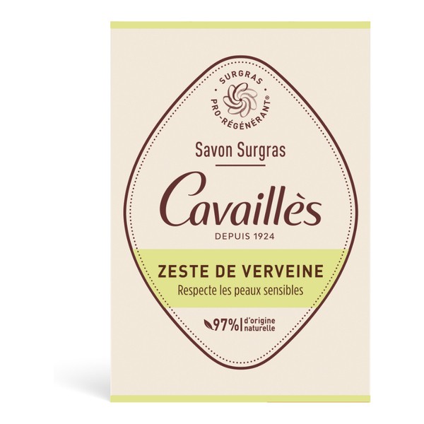 Cavaillès Savon surgras Zeste de verveine