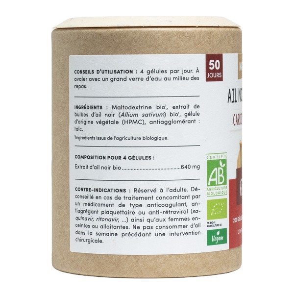 Nat et Form Ail Noir fermenté bio gélules
