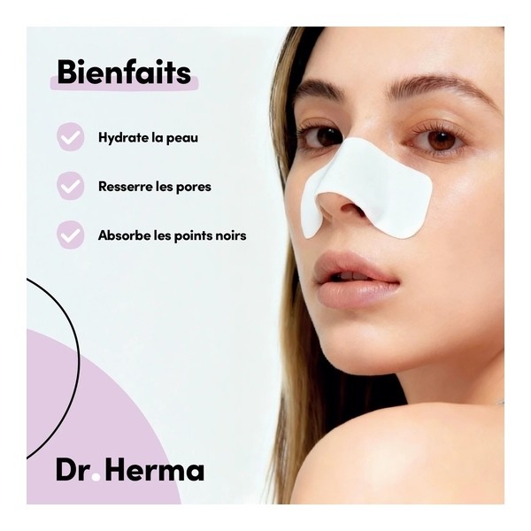 Dr Herma Patch anti points noirs pour le nez