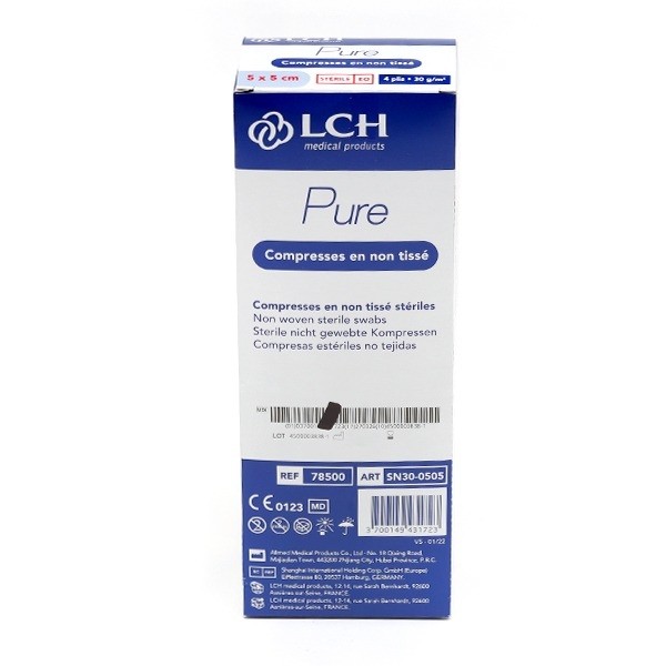 Compresses non tissées stériles LCH Pure