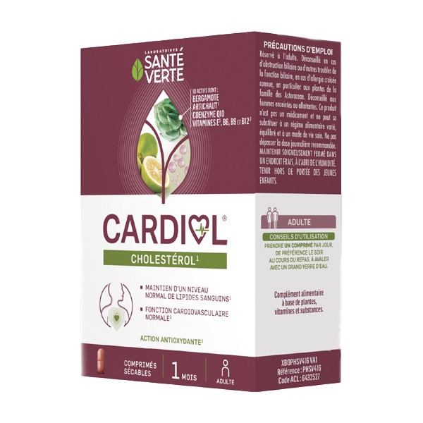 Santé Verte Cardiol comprimés