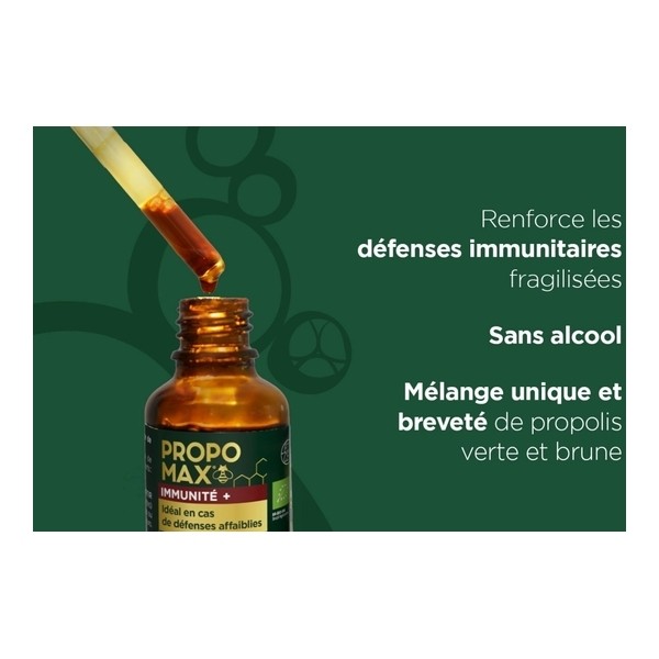 Lehning Propomax Immunité + gouttes bio