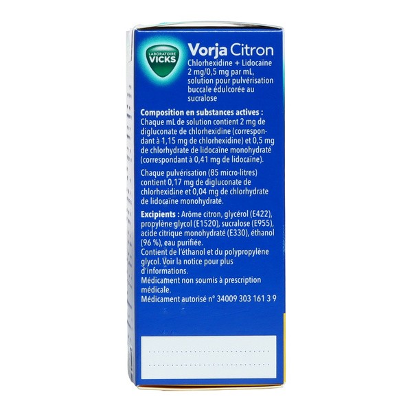 Vicks Vorja maux de gorge spray