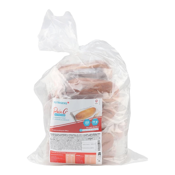 Nutrisens pain G nutrition hyperprotéiné et hypercalorique