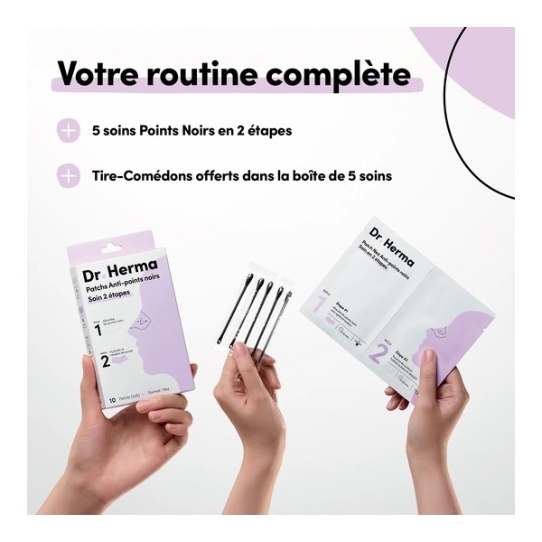 Dr Herma Patch anti points noirs pour le nez