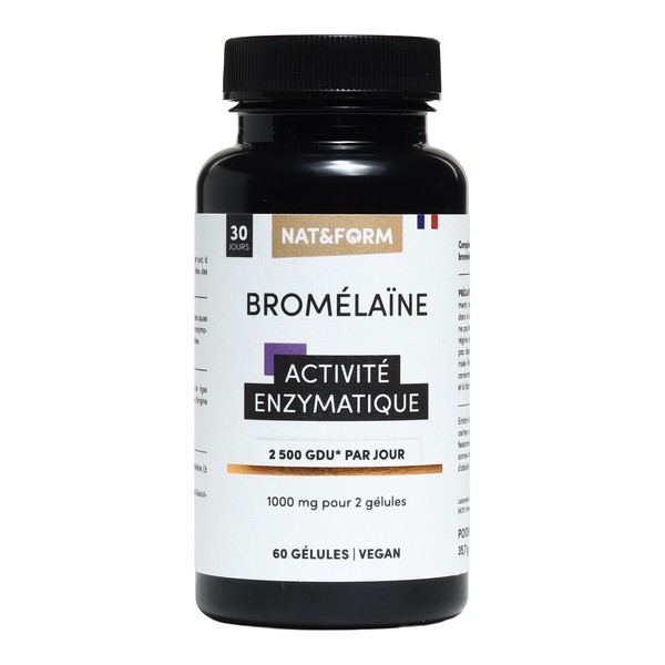 Nat et Form Bromélaïne gélules