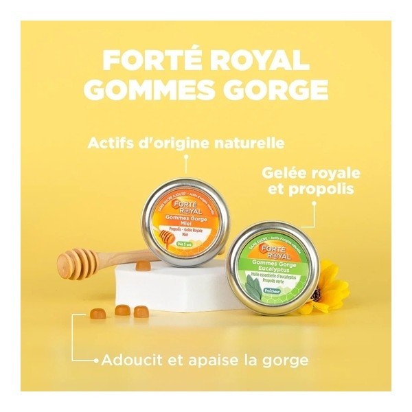 Forté Pharma Forté Royal Gomme Gorge miel