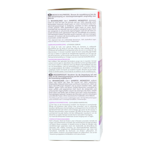 Pranarom Aromapoux shampooing traitant 2 en 1 anti poux et lentes