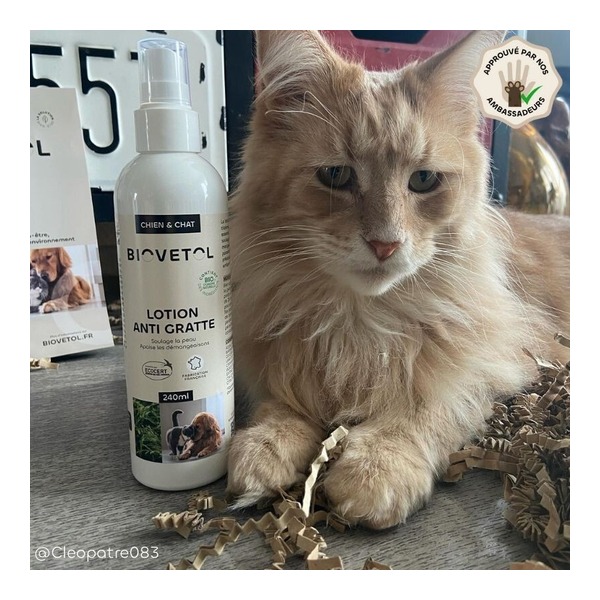 Biovetol lotion anti gratte Chien et Chat