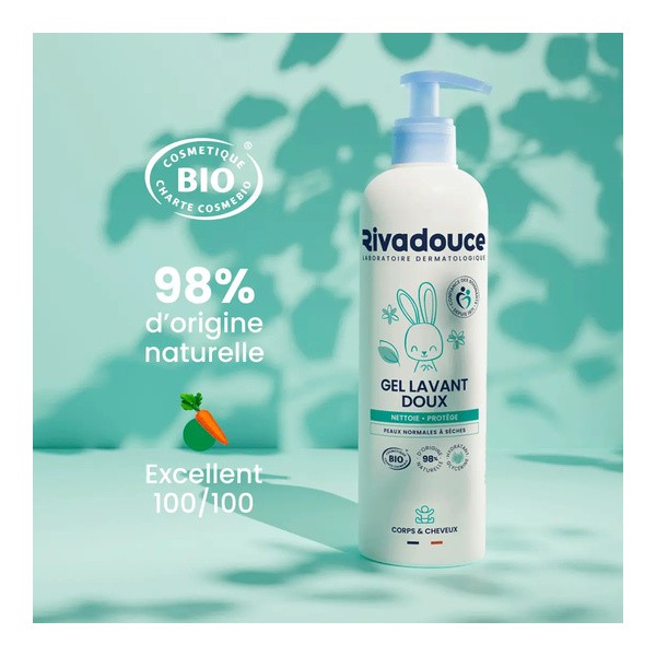 Rivadouce Bébé Gel doux lavant bio