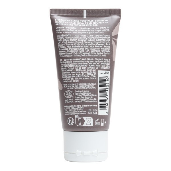 MKL Crème Mains Nourrissante Bio