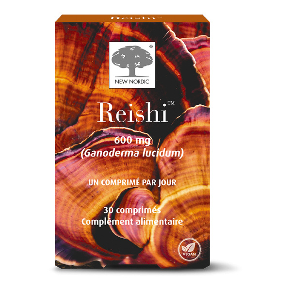 New Nordic Reishi 600 mg comprimés