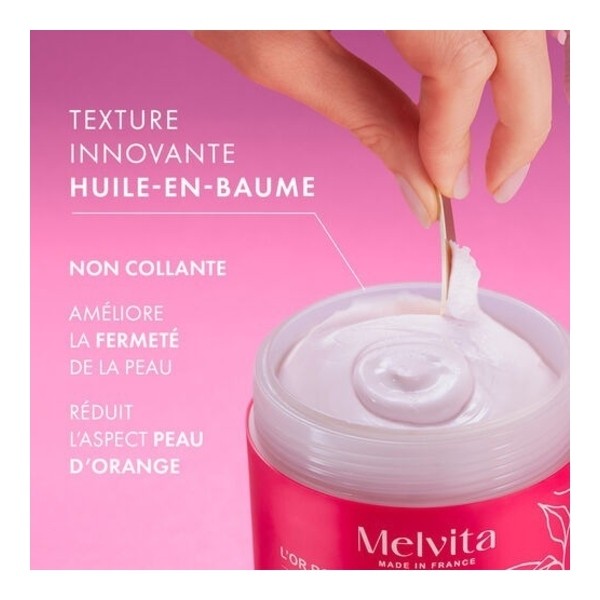 Melvita l'Or Rose huile en baume nutri fermeté bio