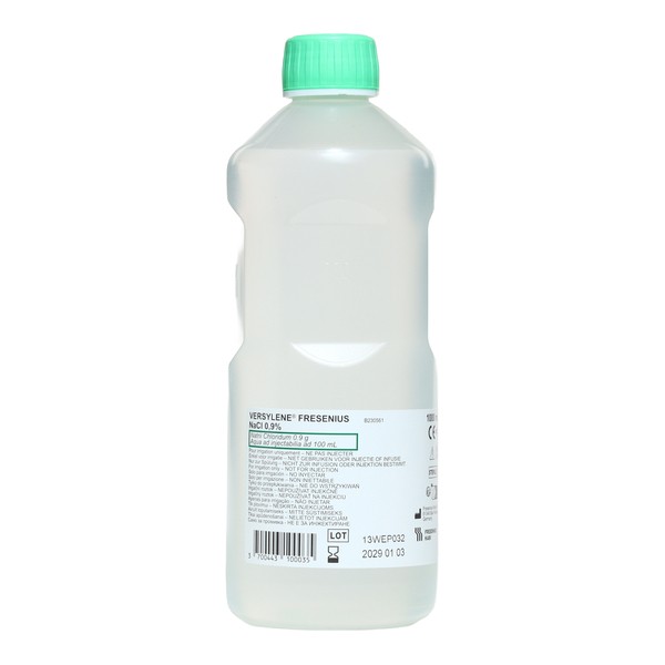 Versylene Fresenius NaCl sérum physiologique pour irrigation
