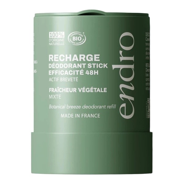 Endro Déodorant stick rechargeable 48h bio