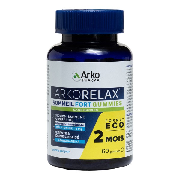 Arkorelax Sommeil Fort gummies mélatonine