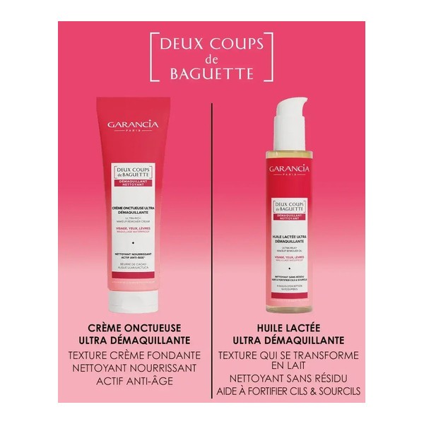 Garancia Deux Coups De Baguette Crème onctueuse ultra démaquillante