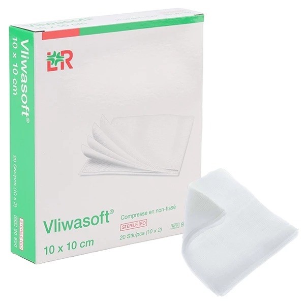Compresses non tissées stériles Lohmann Vliwasoft
