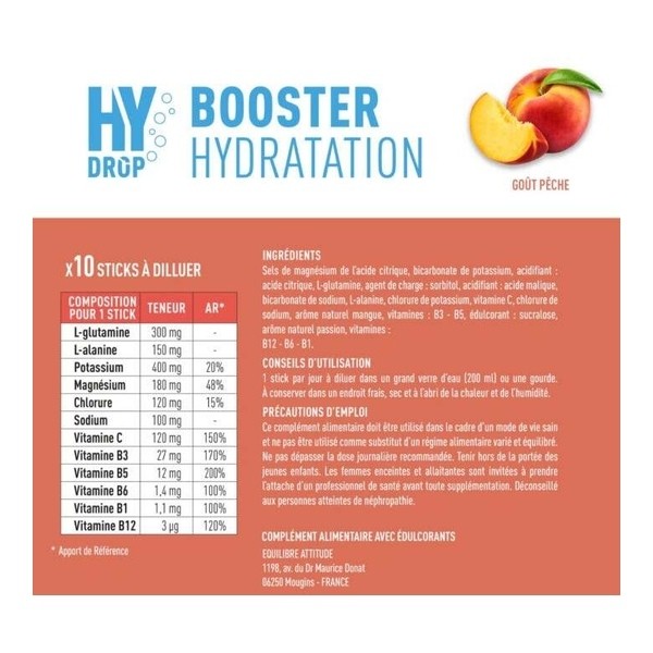 Granions Hydrop Booster d'hydratation stick