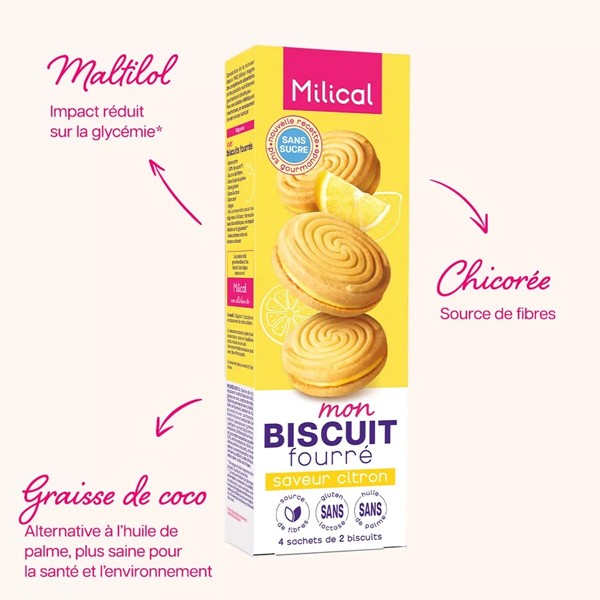 Milical biscuit fourré