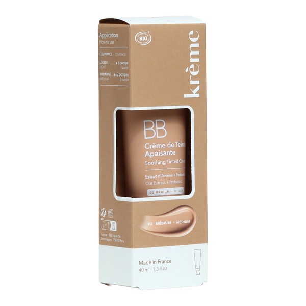 Krème BB Crème de Teint Apaisante bio