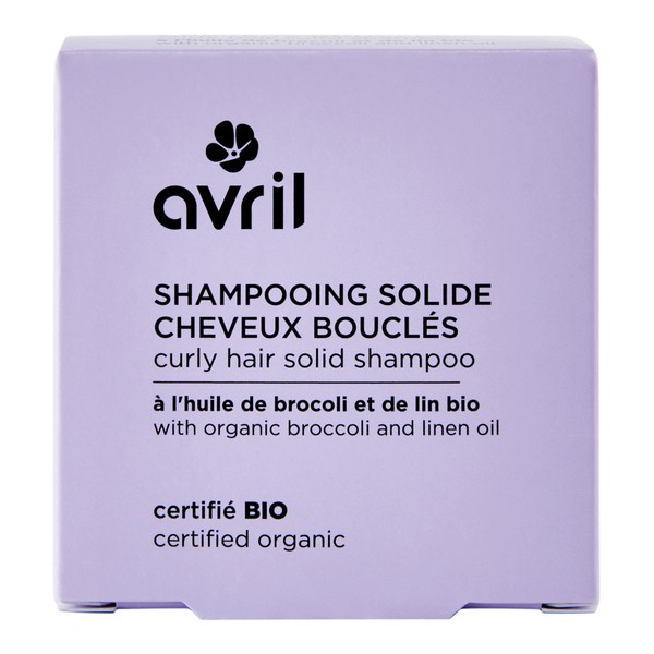 Avril shampooing solide cheveux bouclés bio