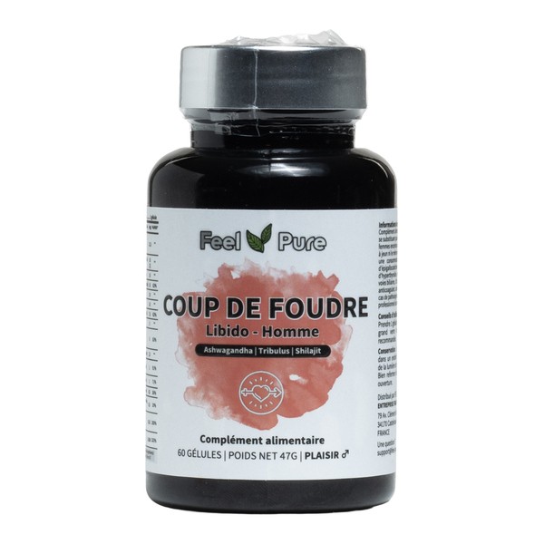 Feel Pure Coup de Foudre Libido Homme gélules