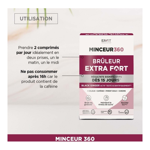 Eafit Minceur 360 Bruleur Extra fort comprimés