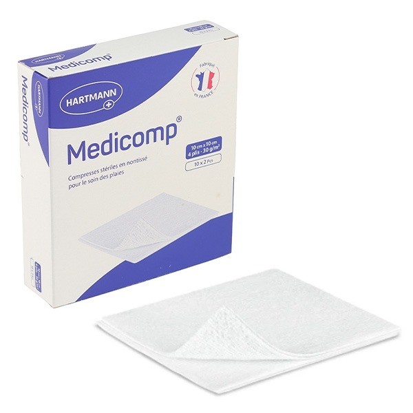 Medicomp compresses non tissées stériles