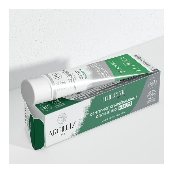 Argiletz Dentifrice Aloe vera Bio