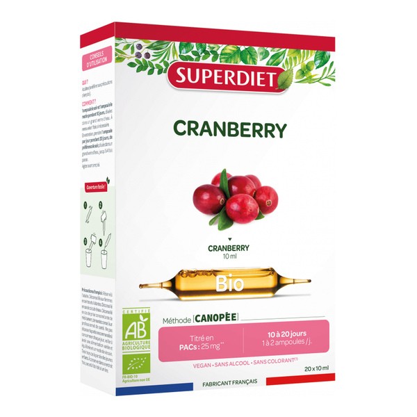 Super Diet Cranberry ampoules Bio
