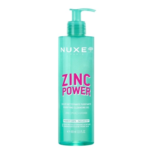 Nuxe Zinc Power gelée nettoyante purifiante