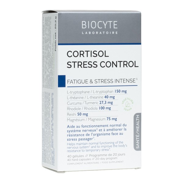 Biocyte Cortisol Stress Control gélules