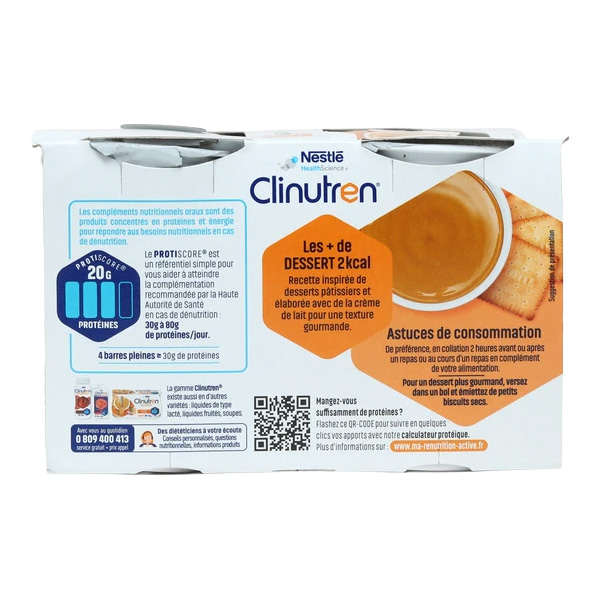 Clinutren Dessert 2kcal crème HP HC