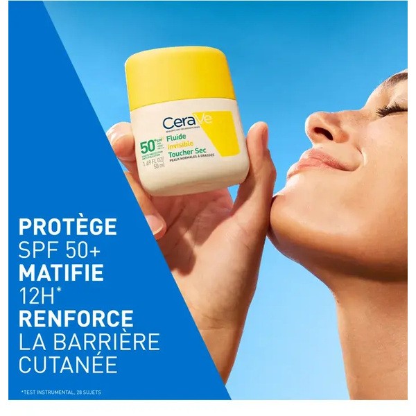 CeraVe Fluide solaire invisible Toucher sec SPF 50+