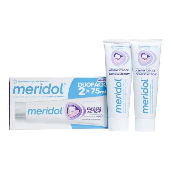 Meridol Express Action Dentifrice gencives sensibles