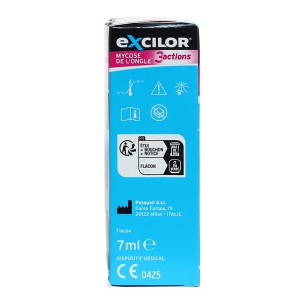 Excilor Mycose de l'ongle 3 actions